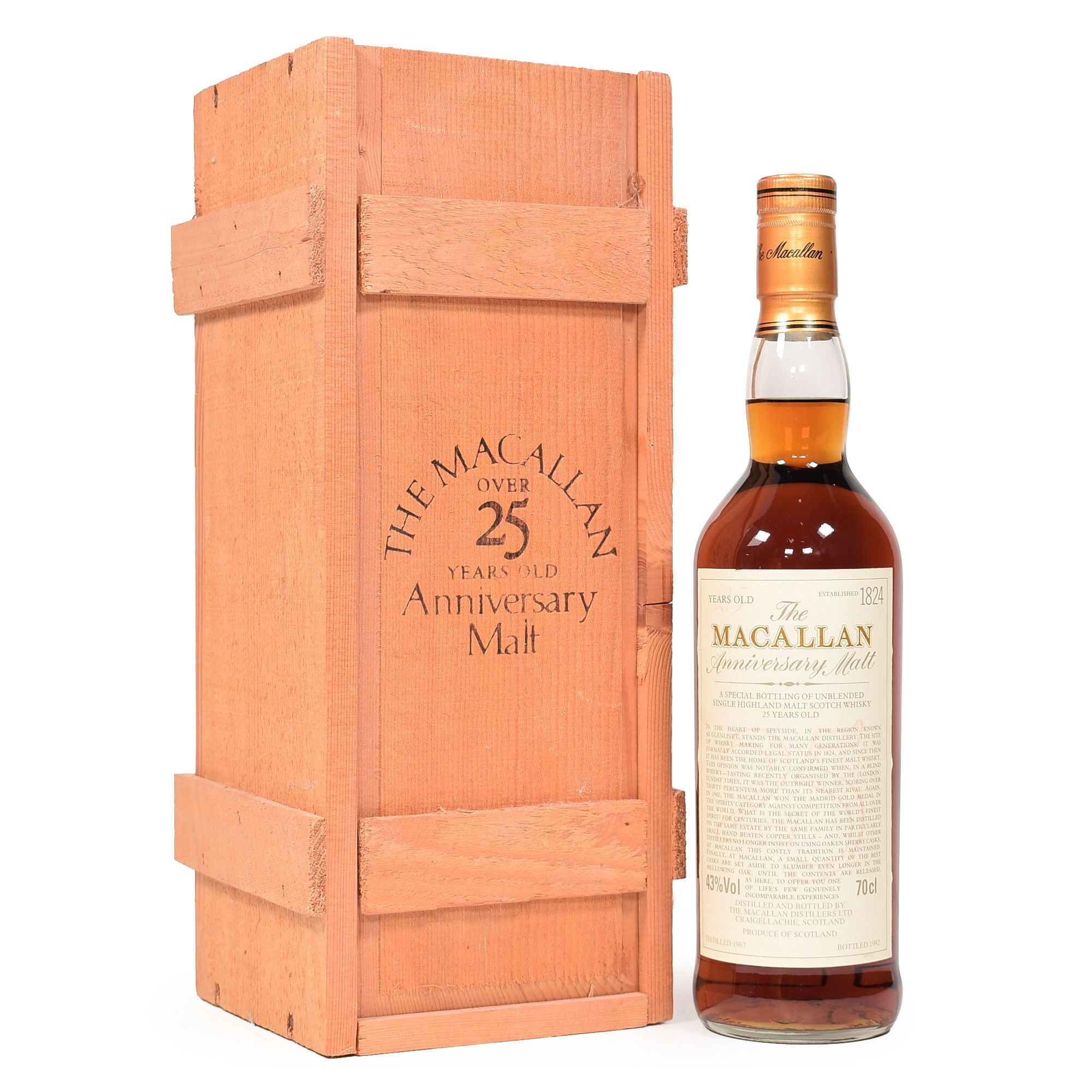 Macallan 1957 Anniversary Malt 25 Year Old