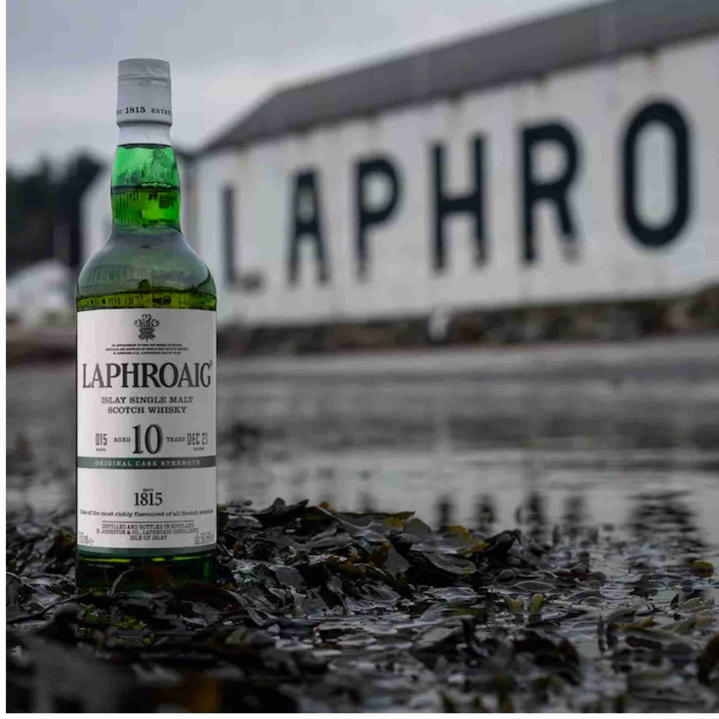 Laphroaig 10yo Cask Strength Whisky series | bevvy®