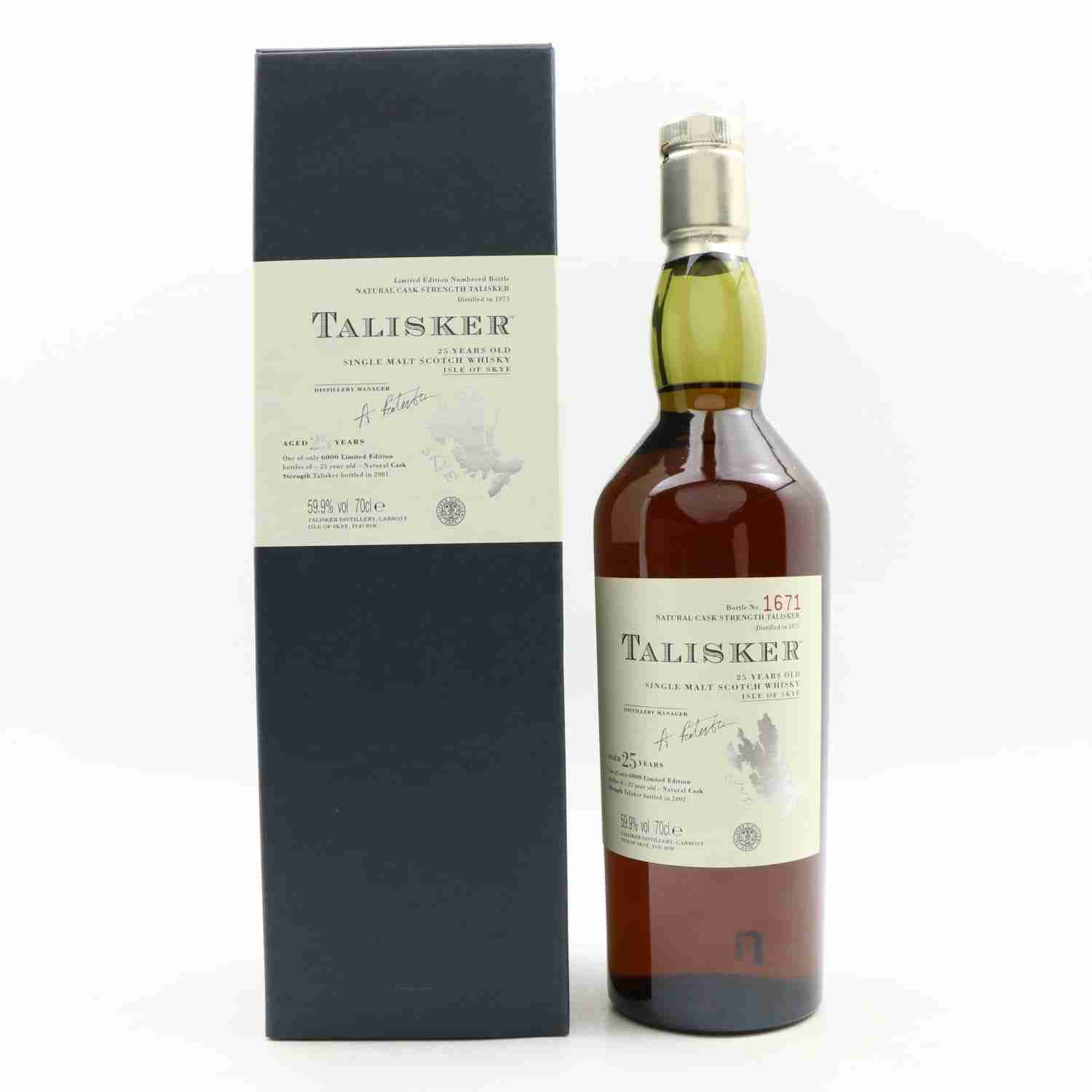 Talisker 25 Year Old Whisky series | bevvy®