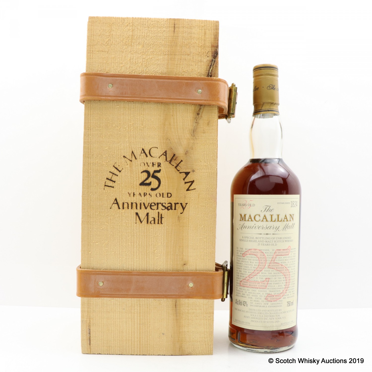 Macallan 1970 Anniversary Malt 25 Year Old