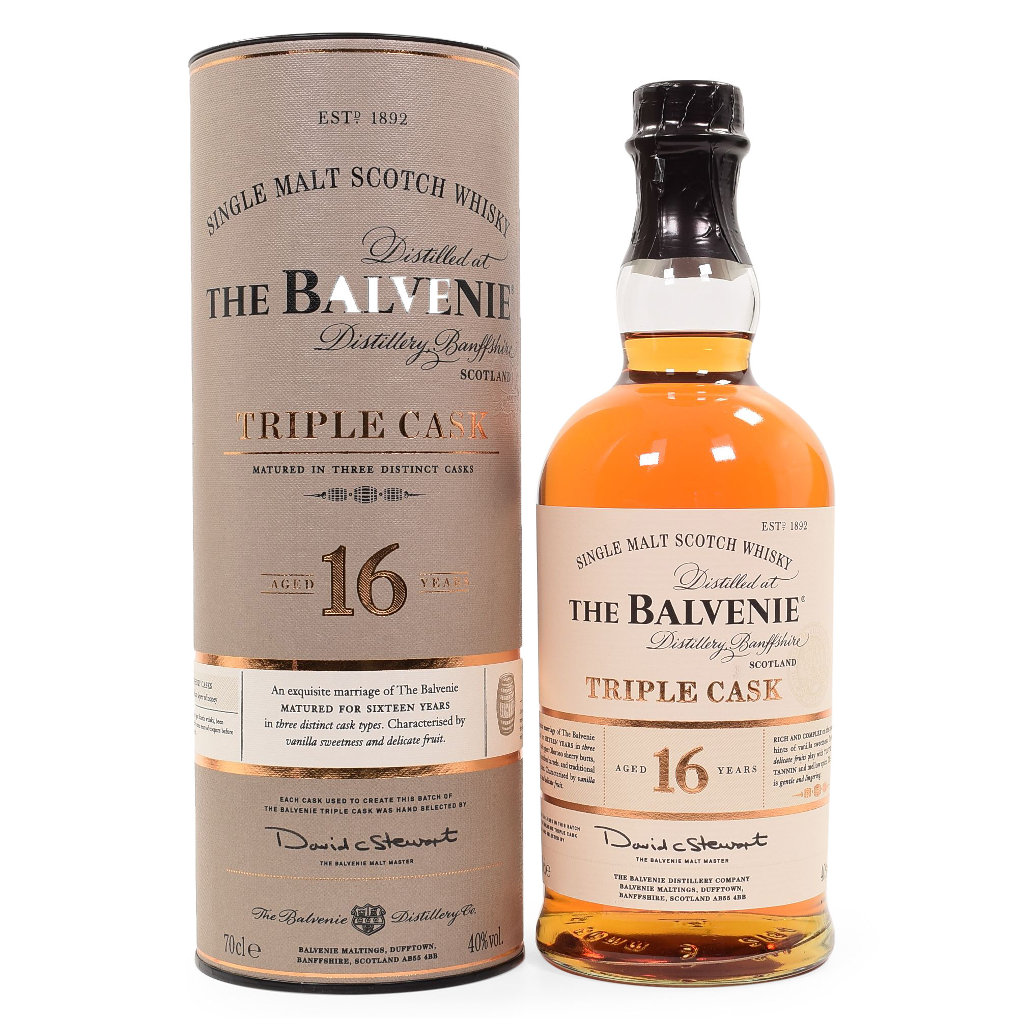 THE BALVENIE 16年 TRIPLE CASK Balvenie 16 Year Old Triple Cask