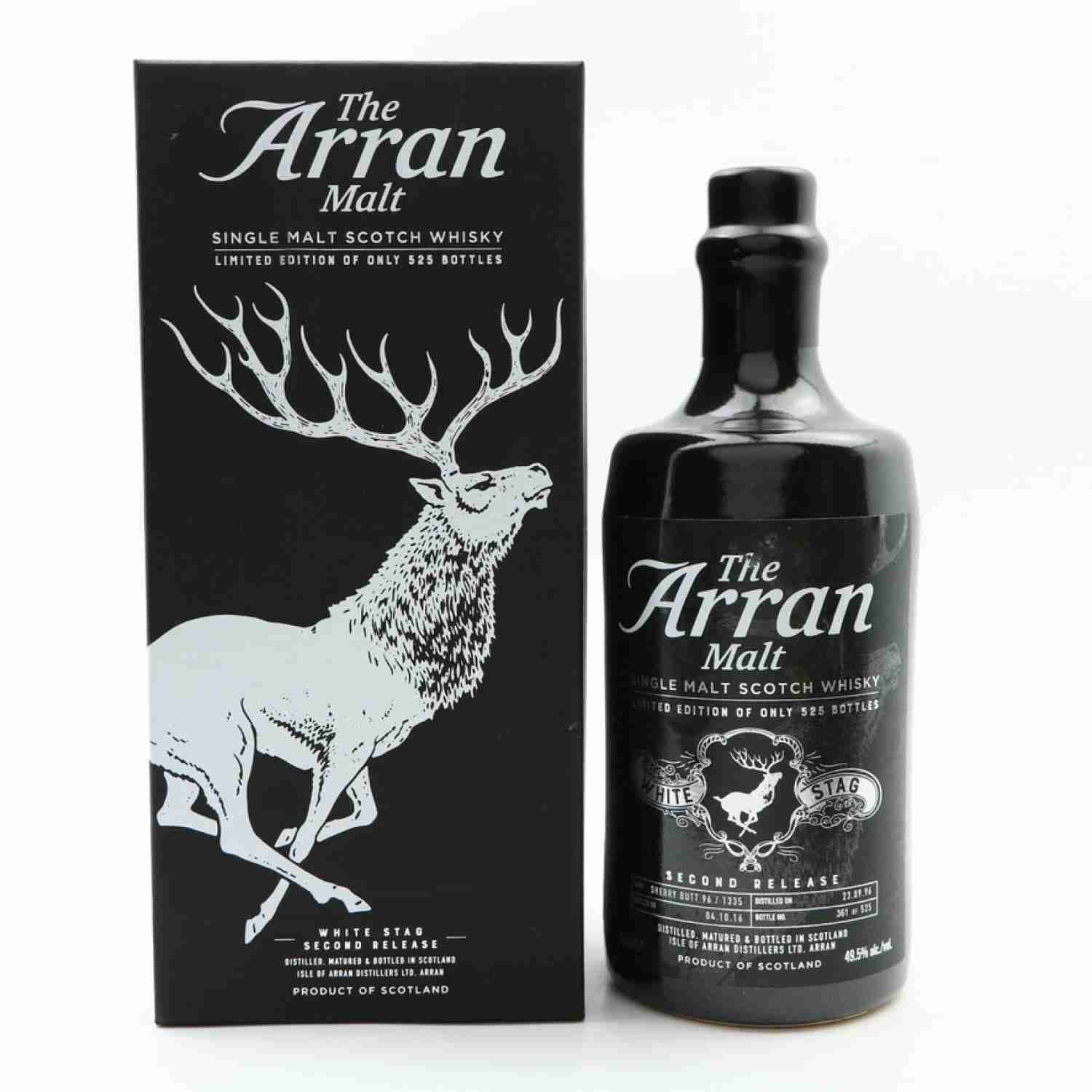 Arran White Stag Whisky series | bevvy®