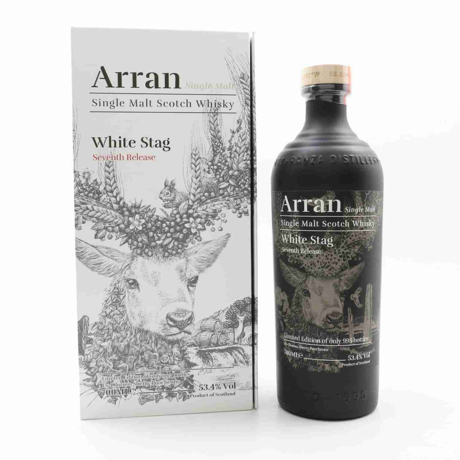 Arran White Stag Whisky series | bevvy®