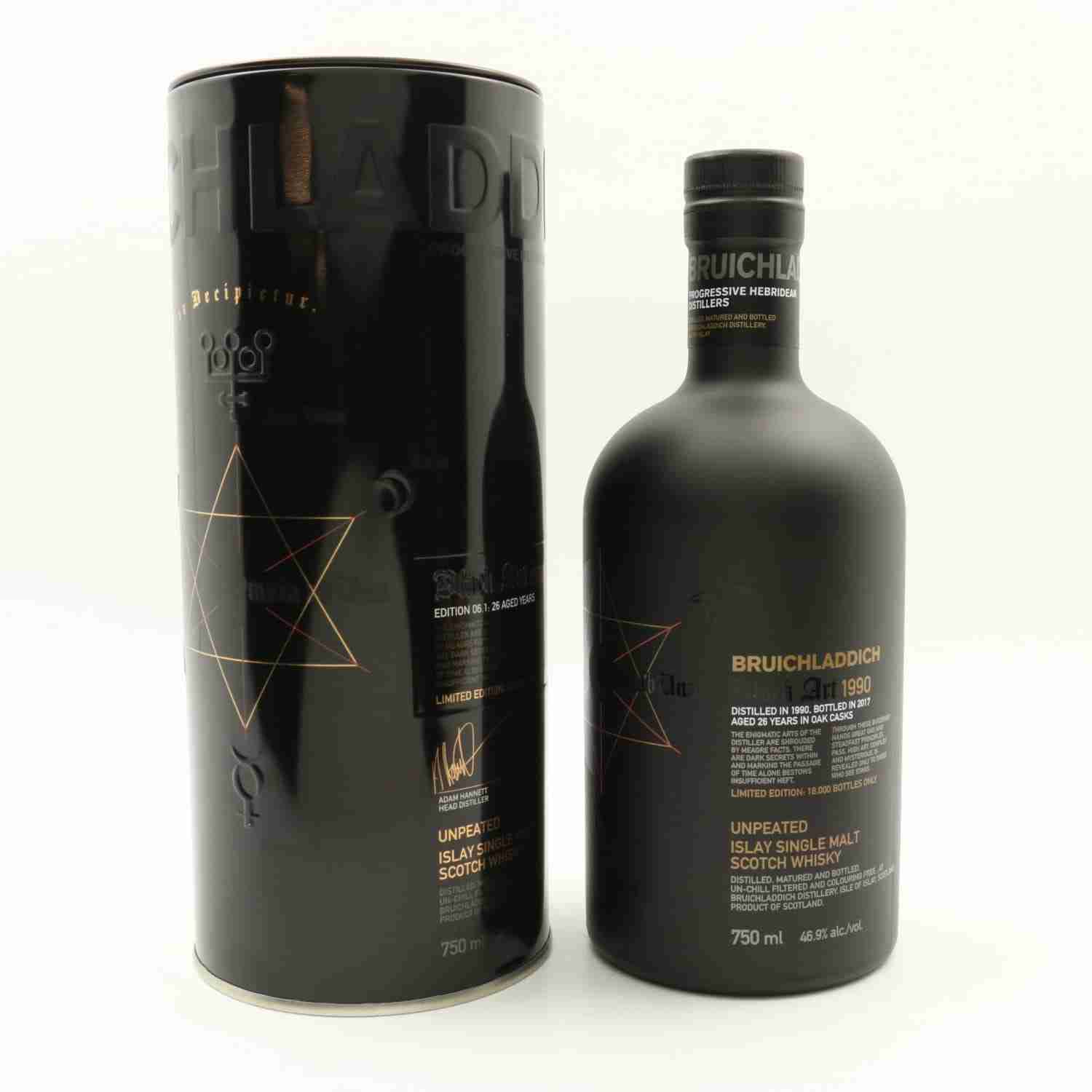 Bruichladdich Black Art Whisky series | bevvy®