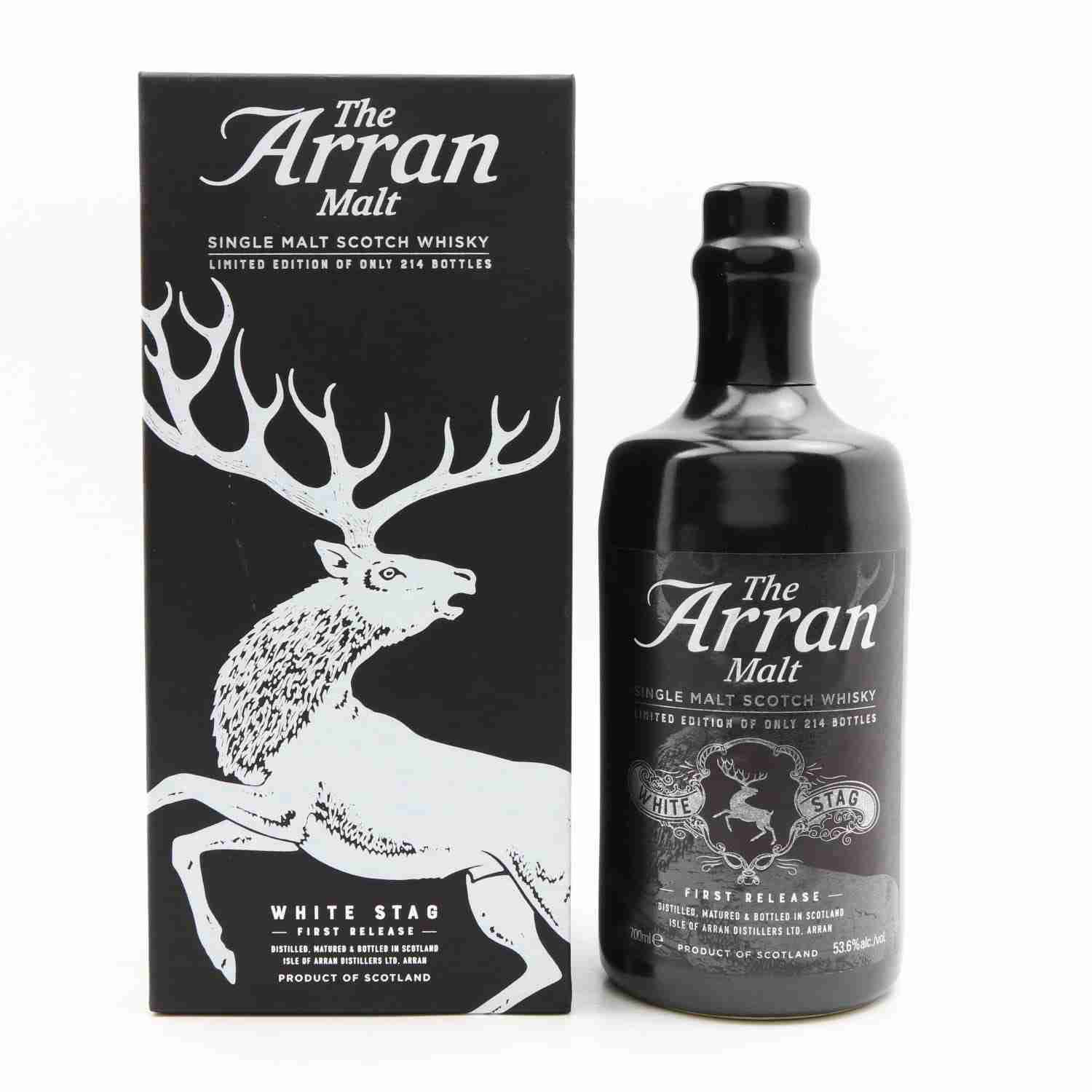 Arran White Stag Whisky series | bevvy®