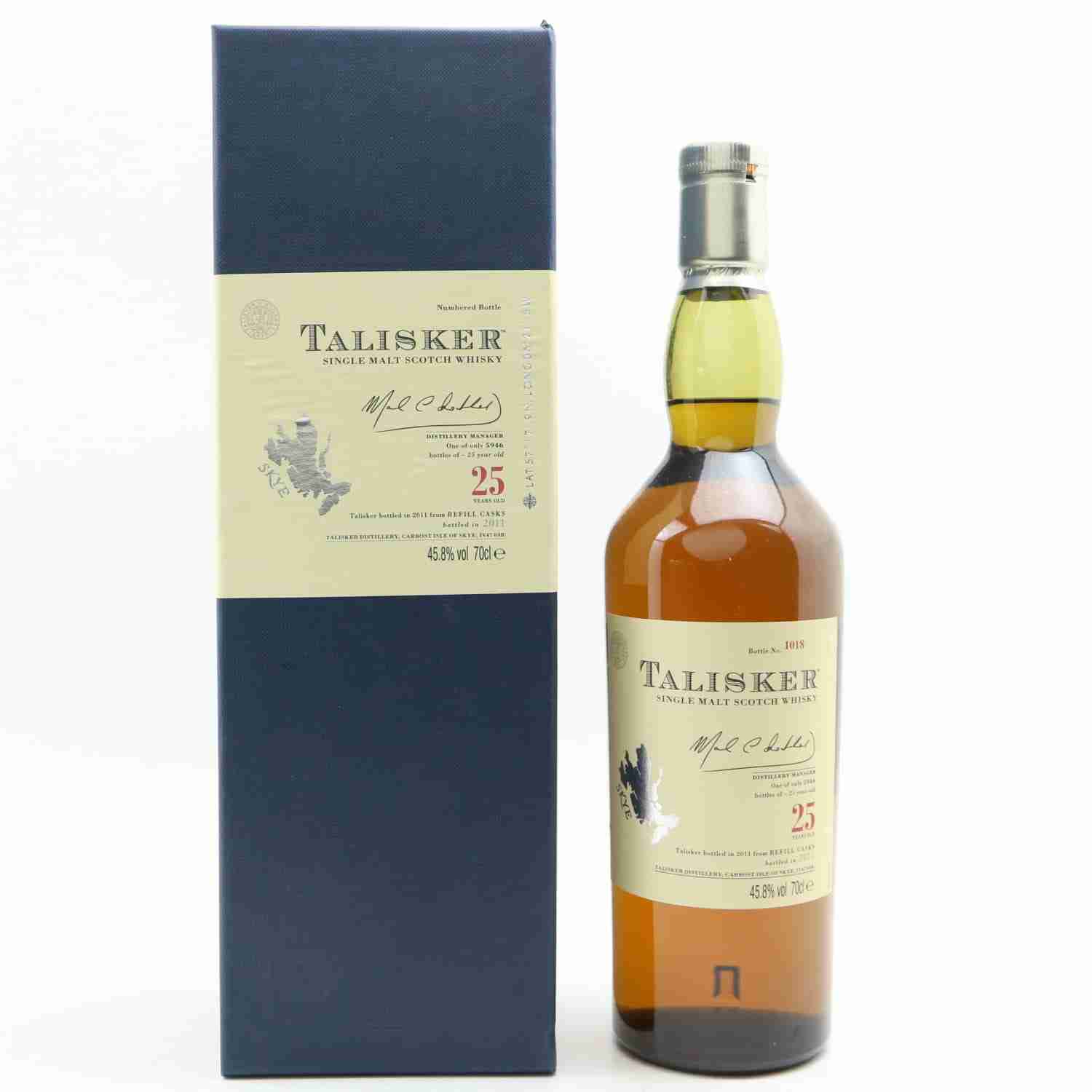 Talisker 25 Year Old Whisky series | bevvy®